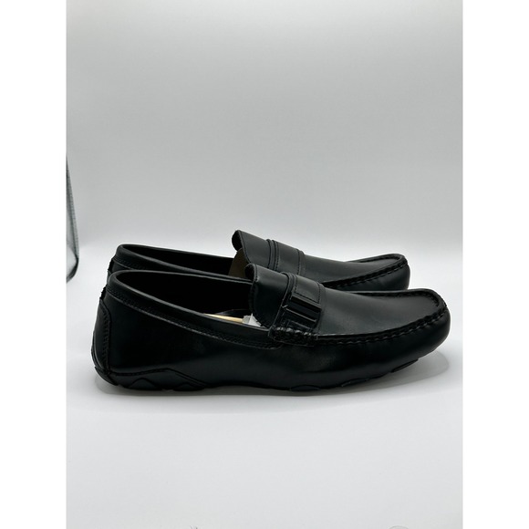 Unlisted‎ Black Loafers Driving Moccasins Slip On Casual Shoes - Picture 1 of 7